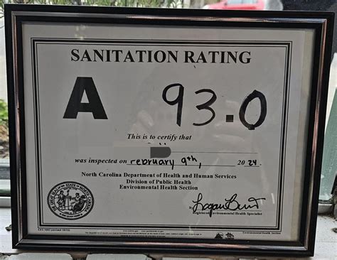 restaurant health grades|sanitation grades for restaurants.